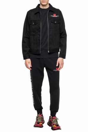 Denim jacket with logo, zdjęcie 2 Denim jacket with logo od Palm Angels